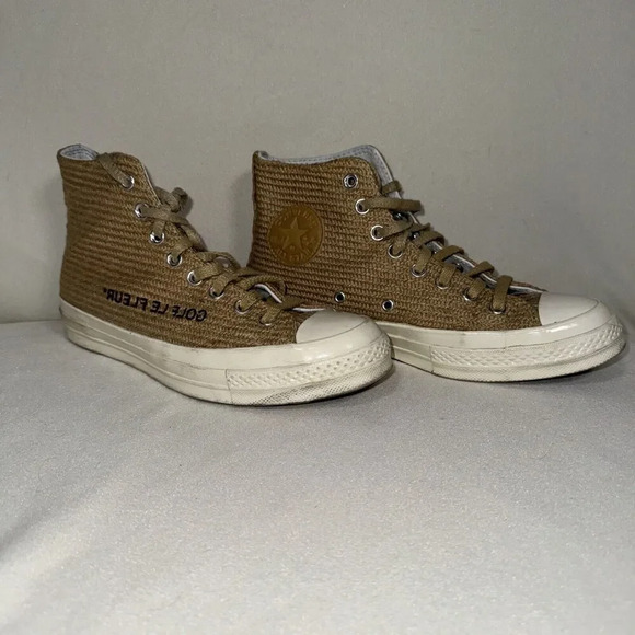 Size 9 W - Converse Golf Le Fleur x Chuck 70 High Fabric Weave - Picture 1 of 8